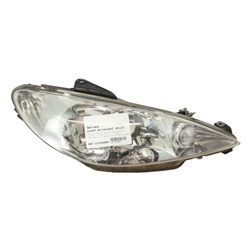 Optique avant principal droit (feux)(phare) - PEUGEOT 206 PHASE 2