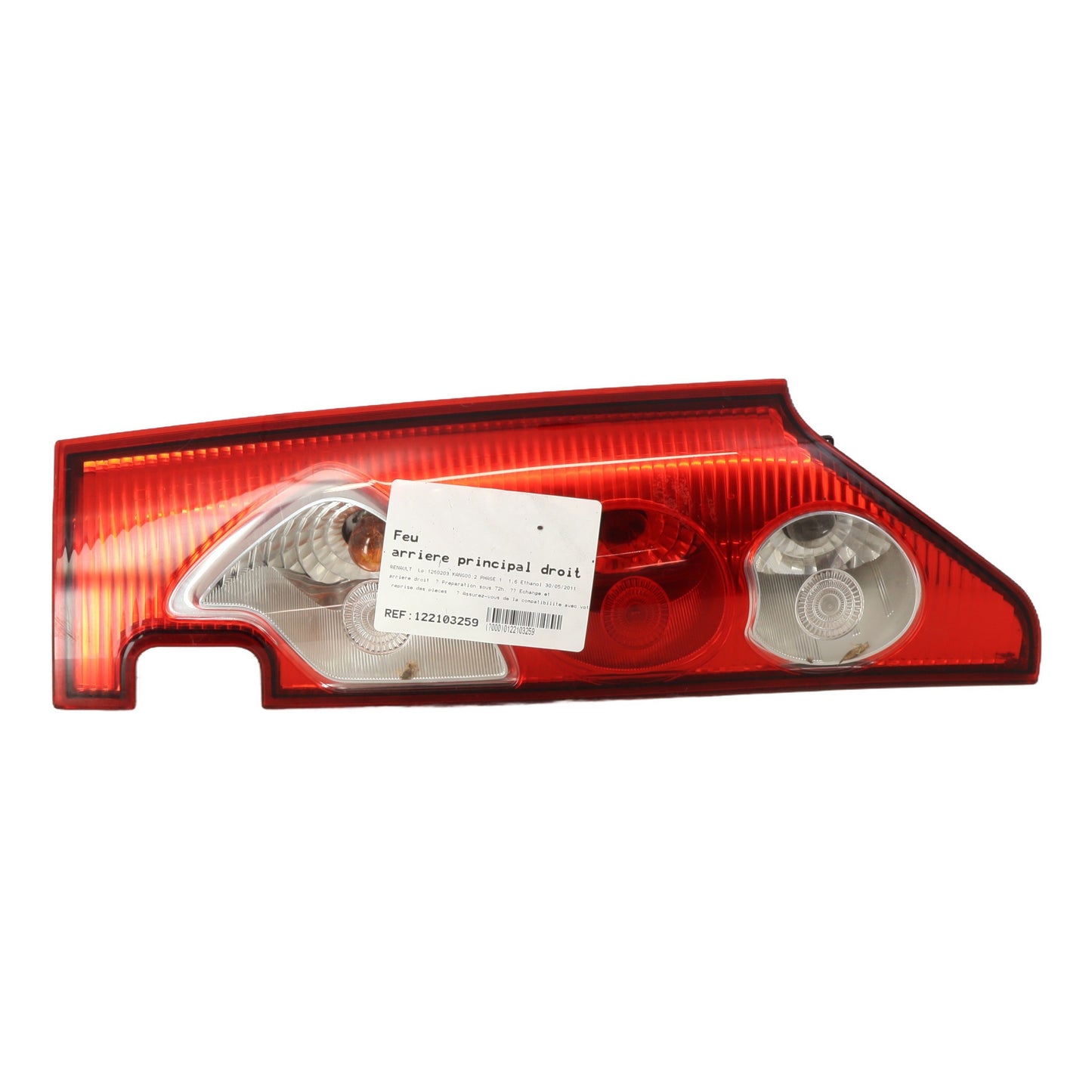 Feu arriere principal droit (feux) - RENAULT KANGOO 2 PHASE 1