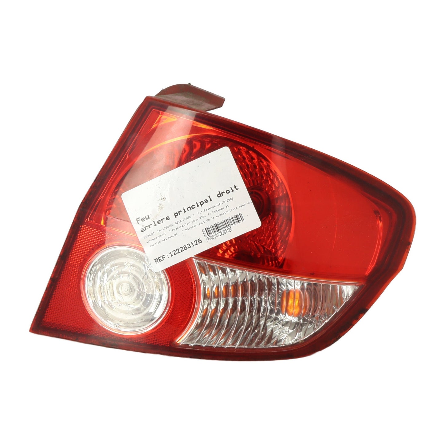 Feu arriere principal droit (feux) - HYUNDAI GETZ PHASE 1