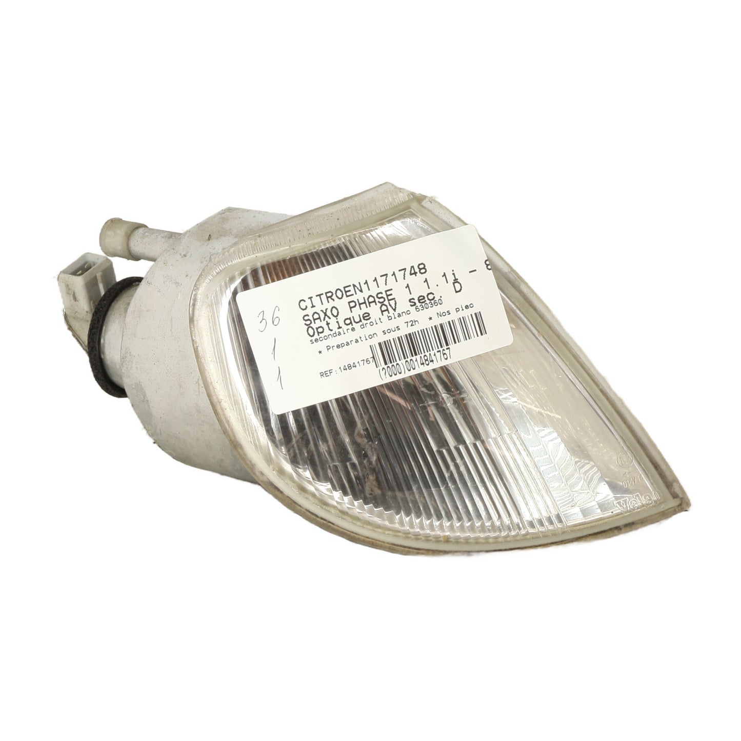 Optique avant secondaire droit (feux)(clignotant) - CITROEN SAXO PHASE 1