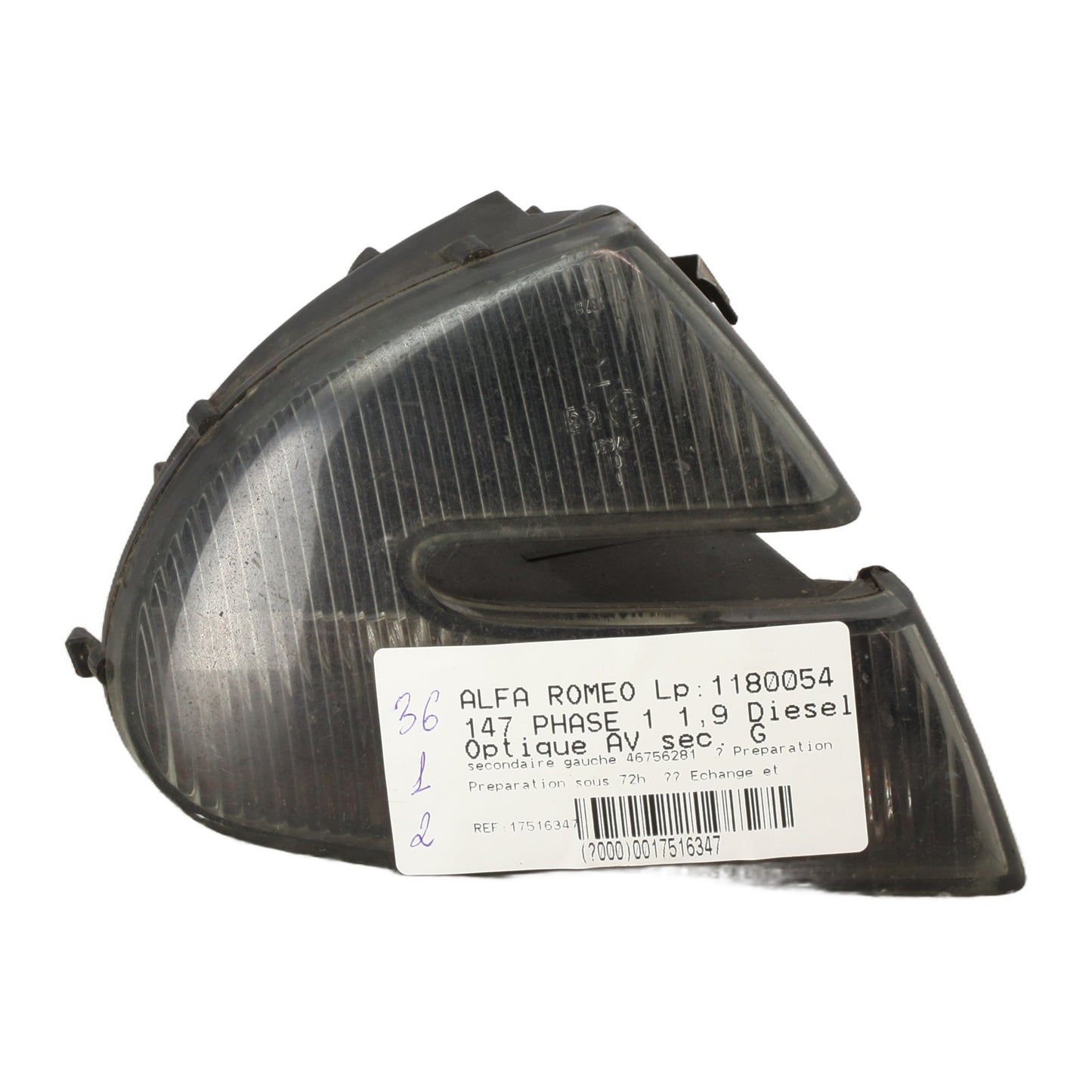 Optique avant secondaire gauche (feux)(clignotant) - ALFA ROMEO 147 PHASE 1