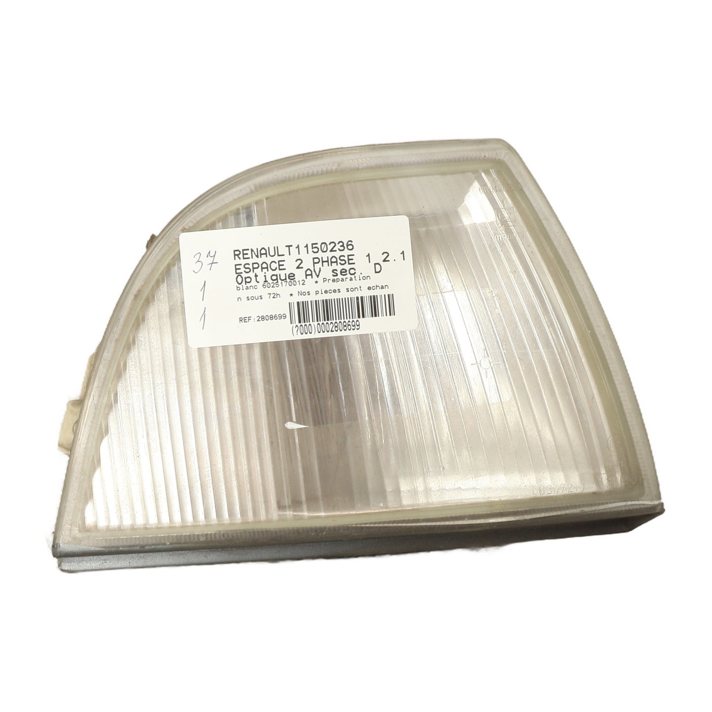 Optique avant secondaire droit (feux)(clignotant) - RENAULT ESPACE 2 PHASE 1