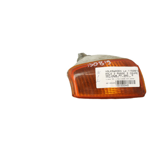 Optique avant secondaire gauche (feux)(clignotant) - VOLKSWAGEN POLO 2 PHASE 2 COUPE