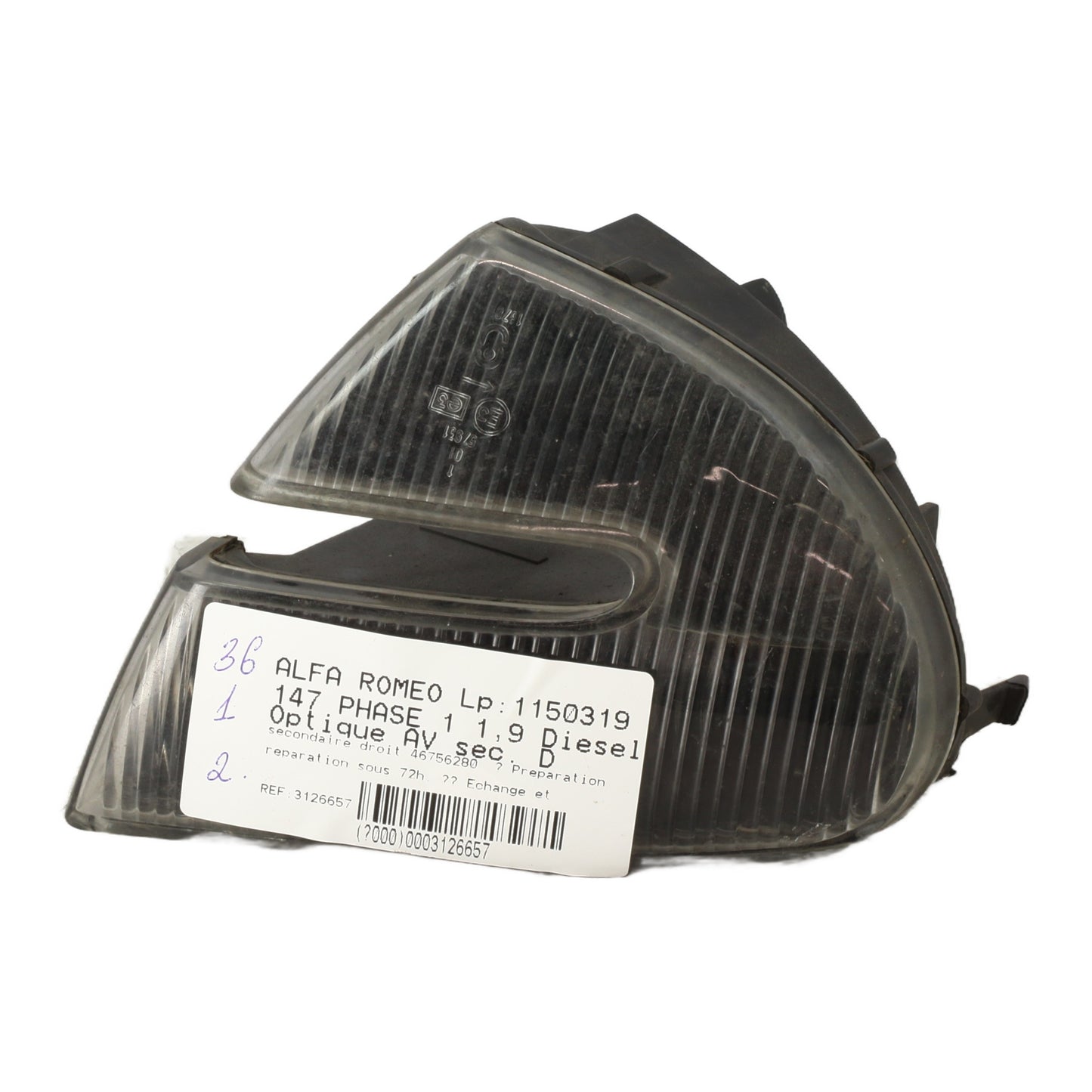 Optique avant secondaire droit (feux)(clignotant) - ALFA ROMEO 147 PHASE 1