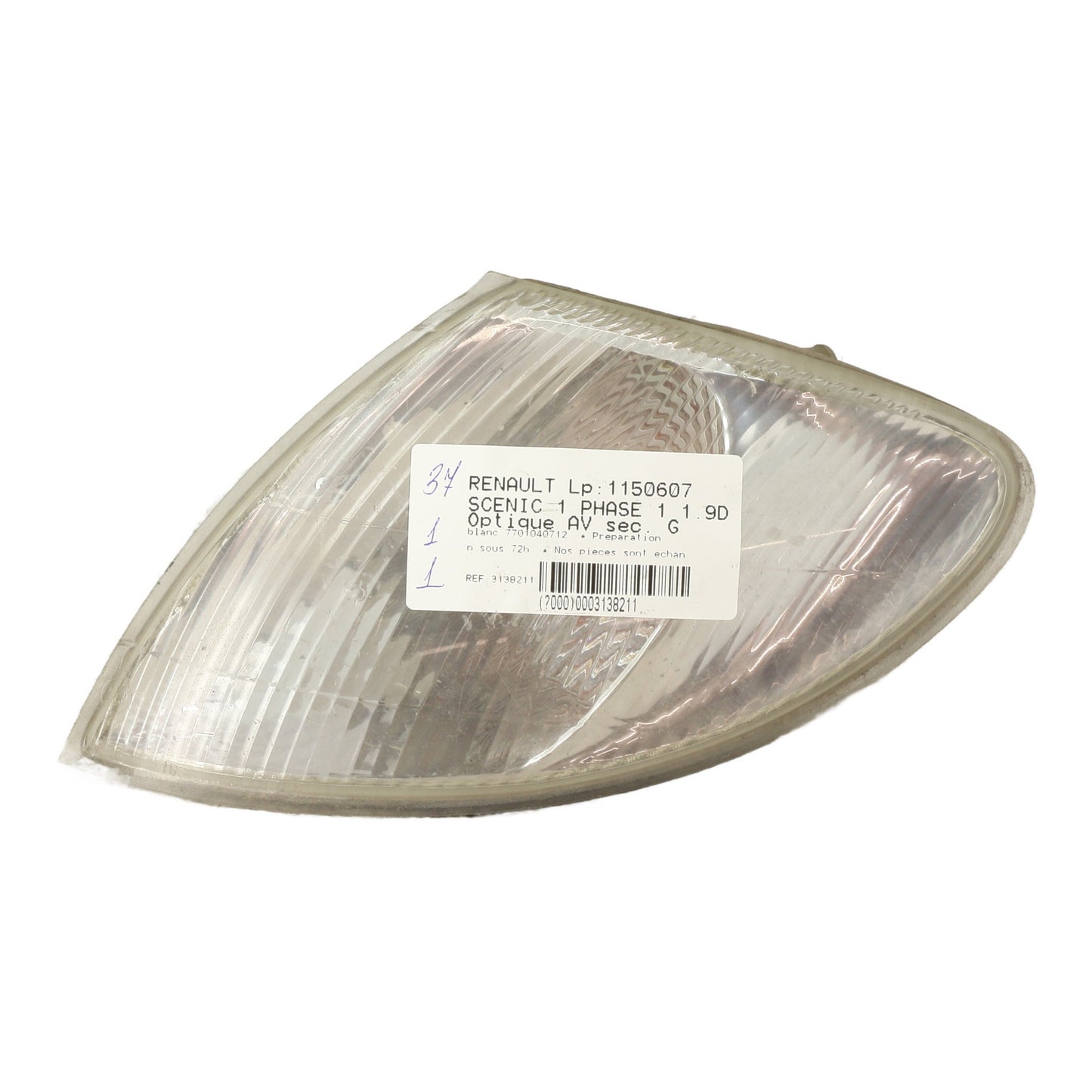 Optique avant secondaire gauche (feux)(clignotant) - RENAULT SCENIC 1 PHASE 1