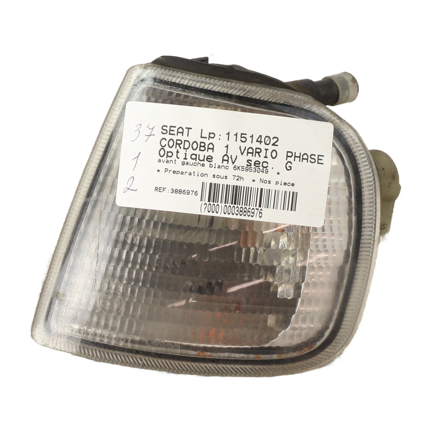 Optique avant secondaire gauche (feux)(clignotant) - SEAT CORDOBA 1 VARIO PHASE 1 BREAK