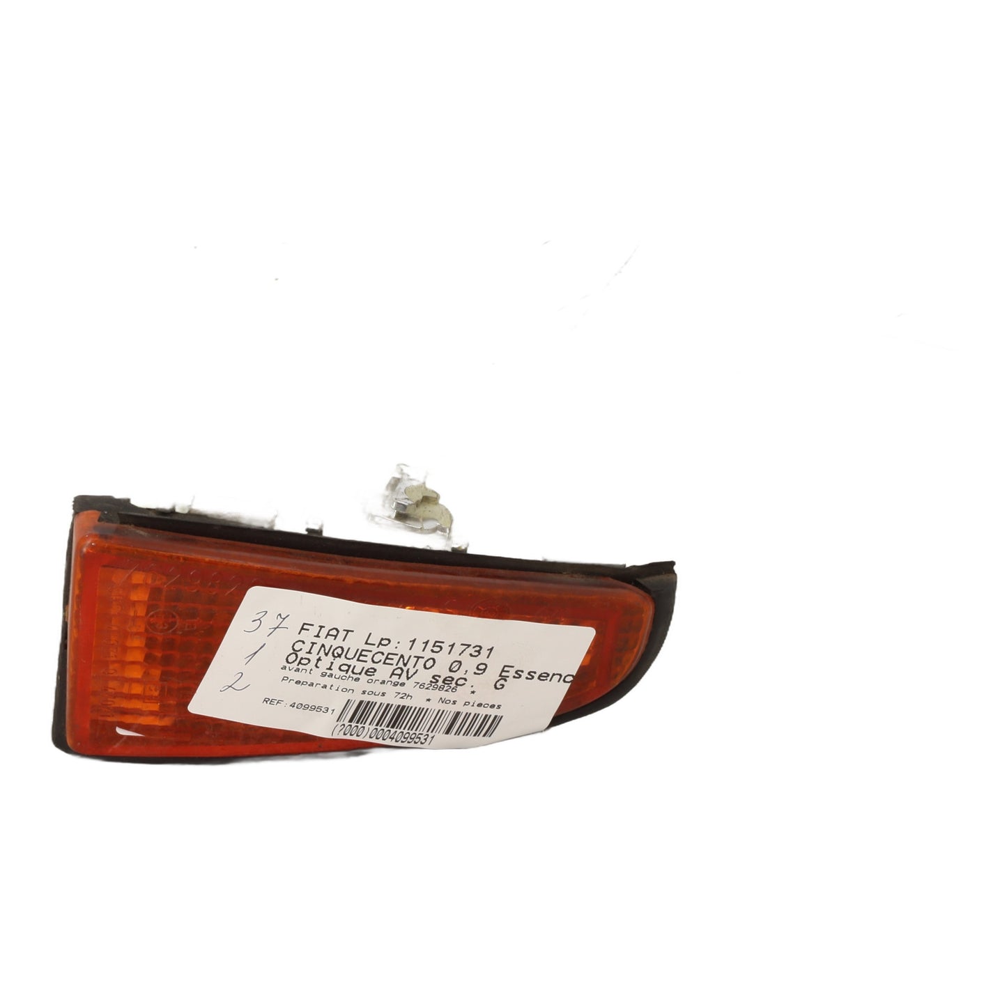 Optique avant secondaire gauche (feux)(clignotant) - FIAT CINQUECENTO