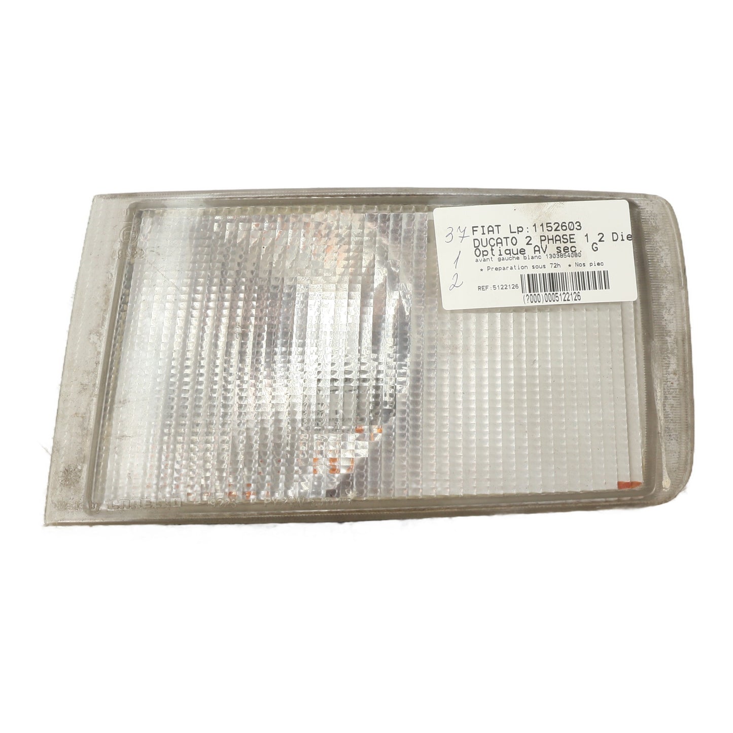 Optique avant secondaire gauche (feux)(clignotant) - FIAT DUCATO 2 PHASE 1