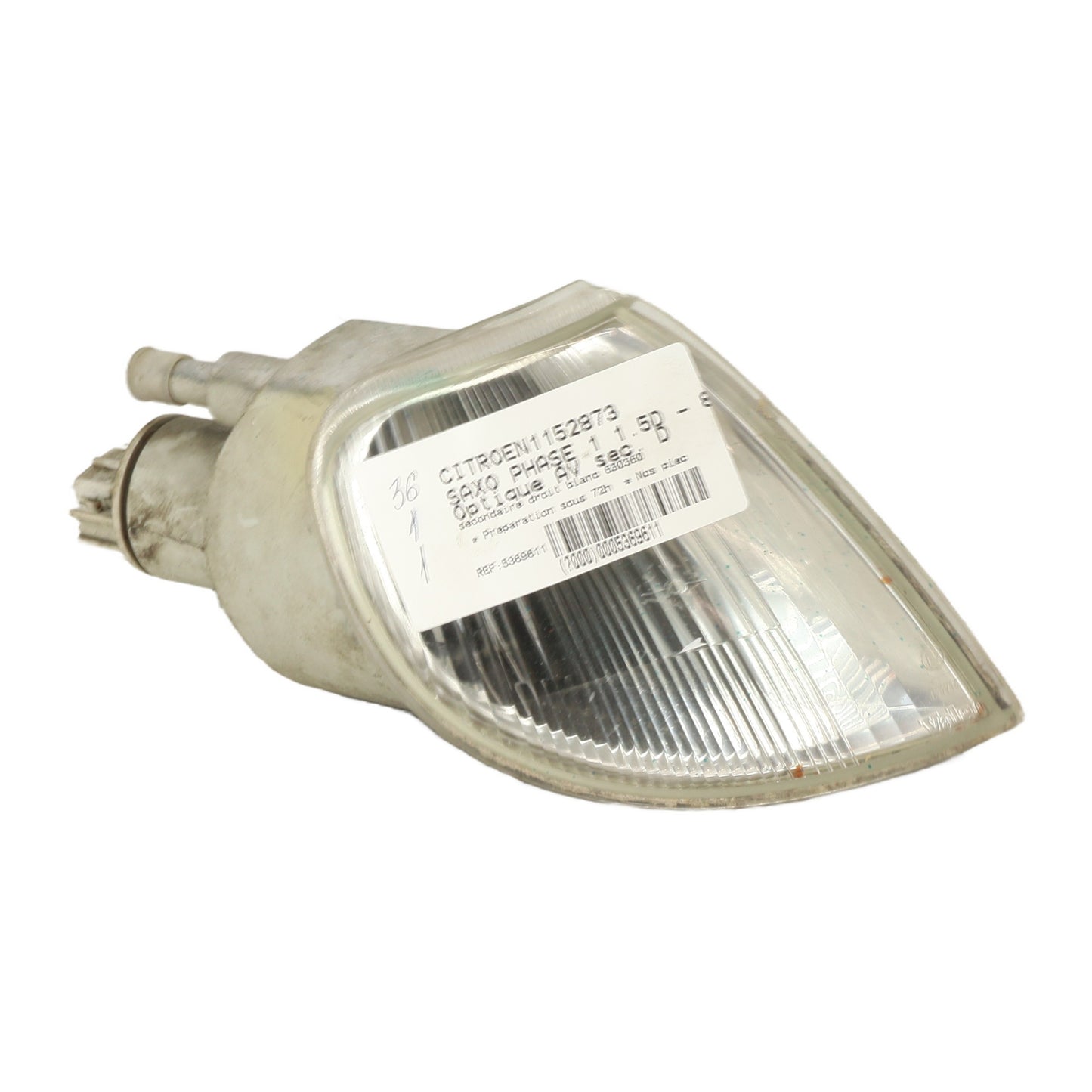 Optique avant secondaire droit (feux)(clignotant) - CITROEN SAXO PHASE 1