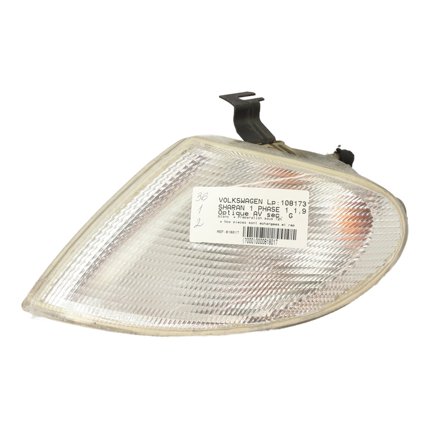 Optique avant secondaire gauche (feux)(clignotant) - VOLKSWAGEN SHARAN 1 PHASE 1