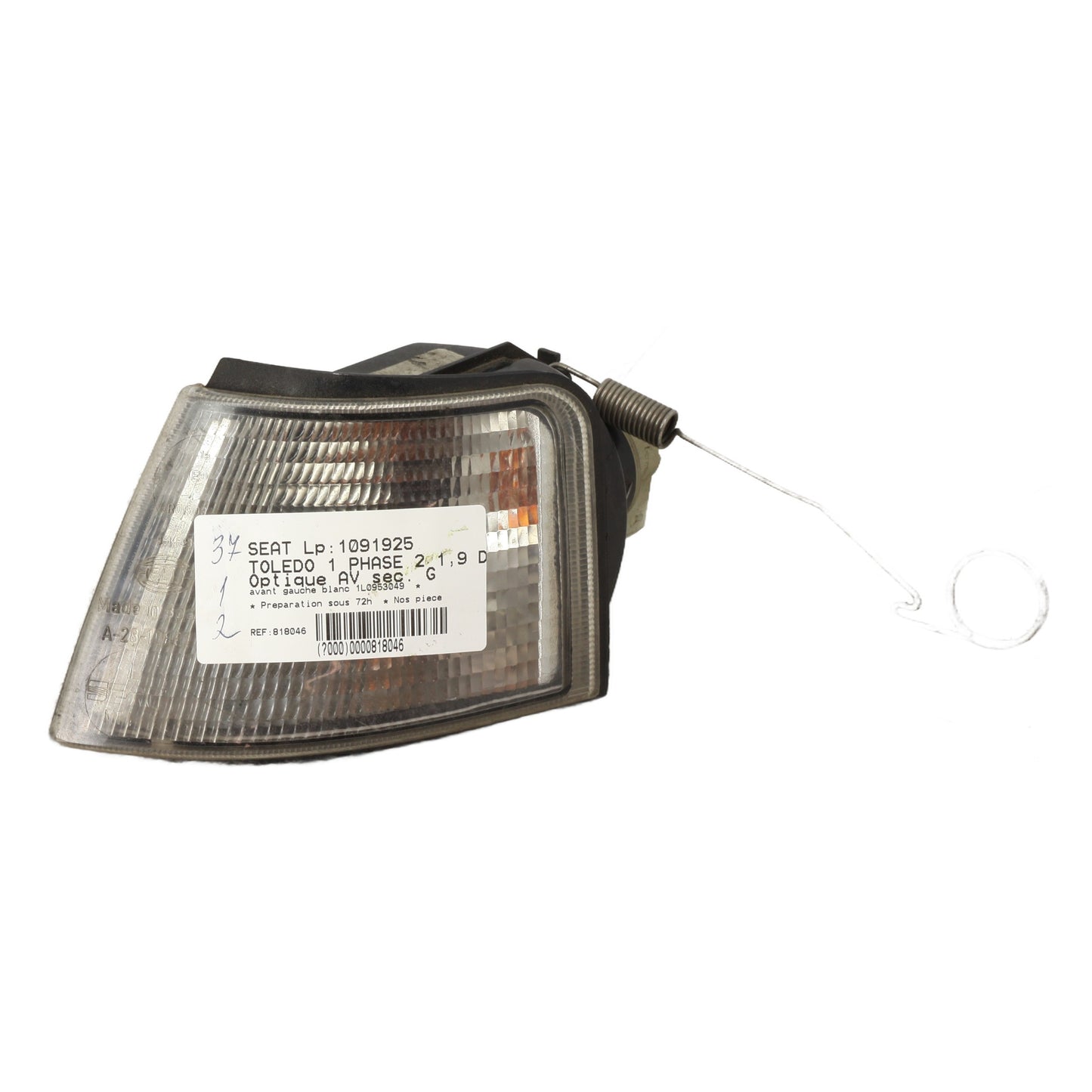 Optique avant secondaire gauche (feux)(clignotant) - SEAT TOLEDO 1 PHASE 2