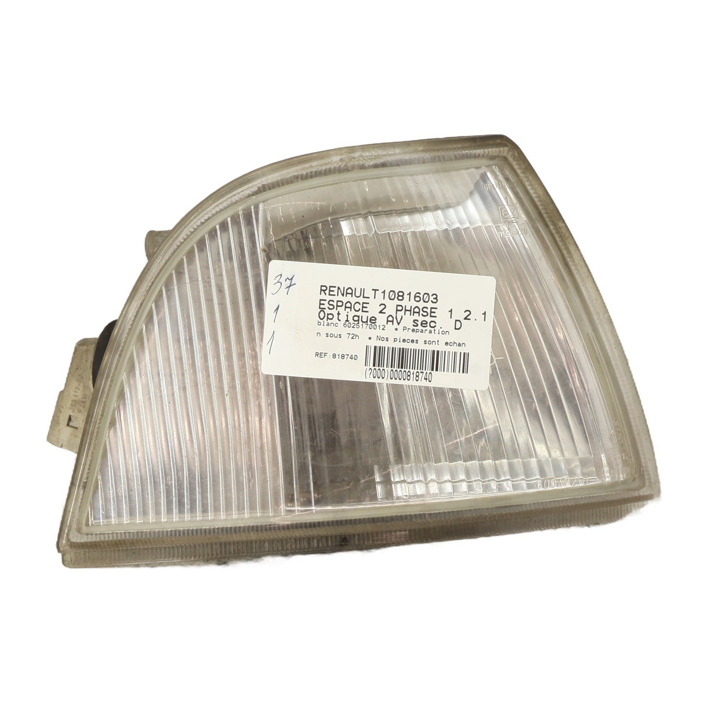 Optique avant secondaire droit (feux)(clignotant) - RENAULT ESPACE 2 PHASE 1