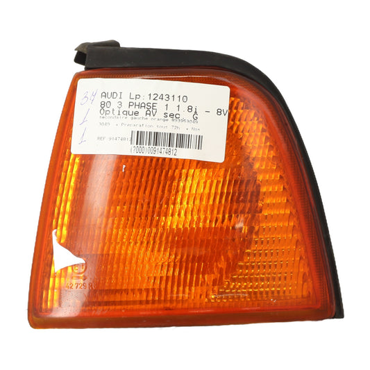 Optique avant secondaire gauche (feux)(clignotant) - AUDI 80 3 PHASE 1