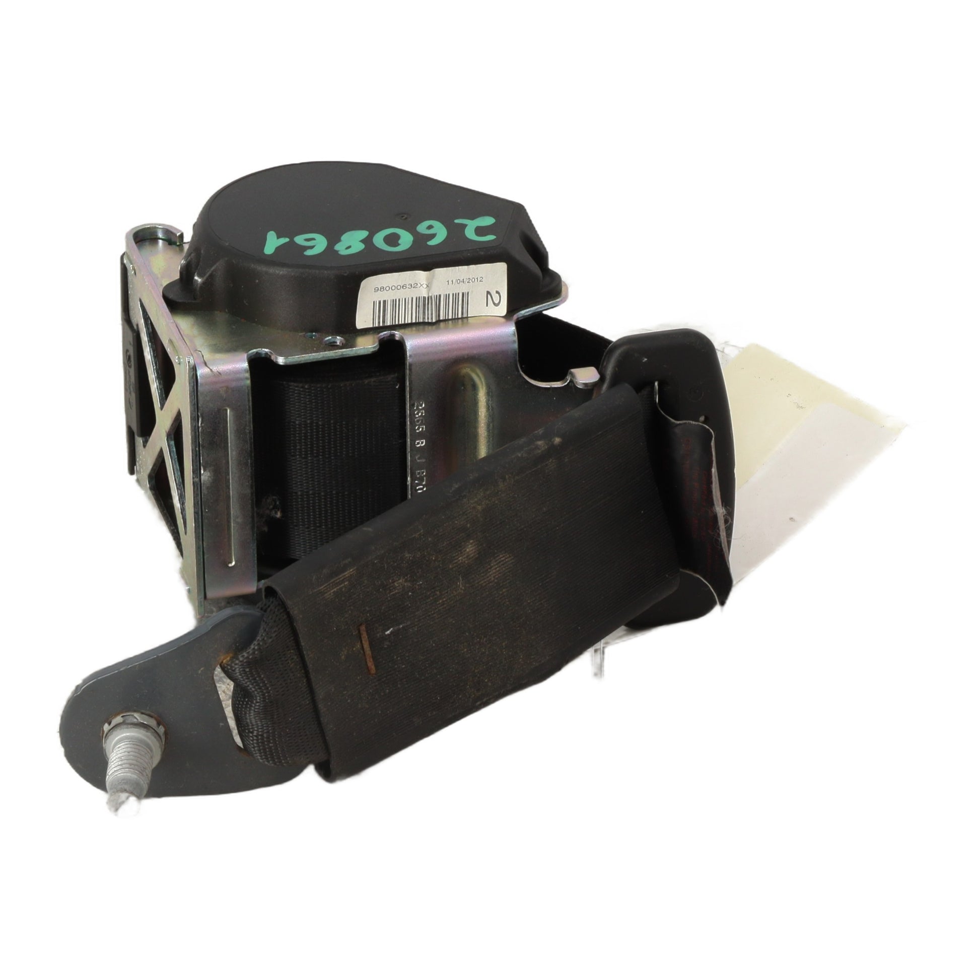 Ceinture arriere droit