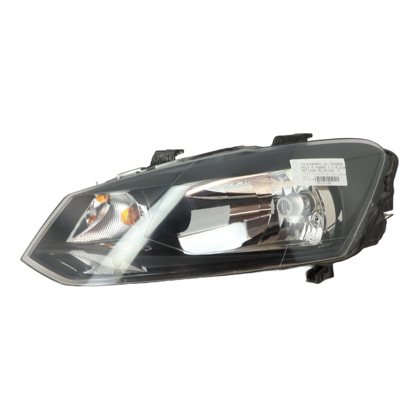 Optique avant principal gauche (feux)(phare) - VOLKSWAGEN POLO 5 PHASE 1