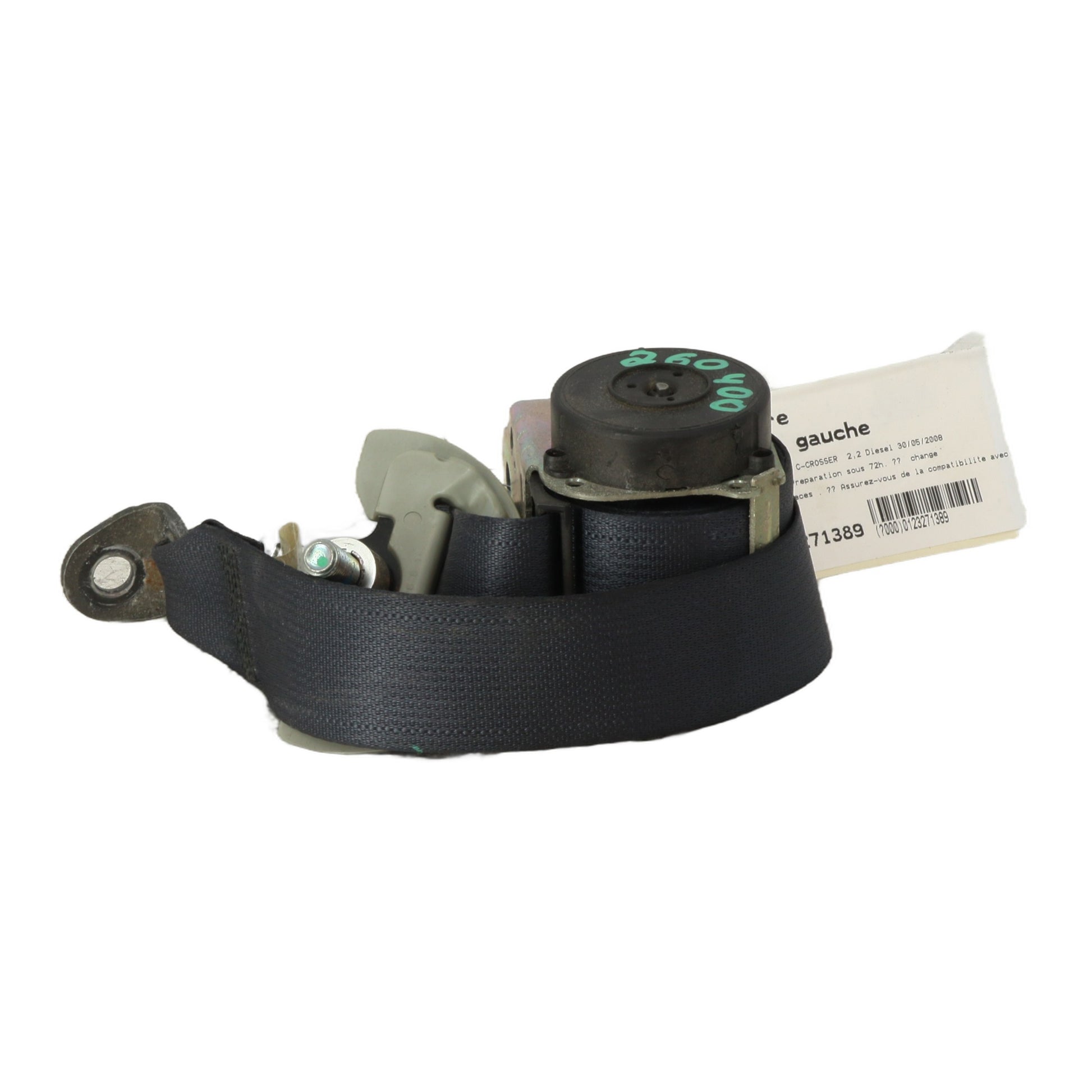 Ceinture arriere gauche