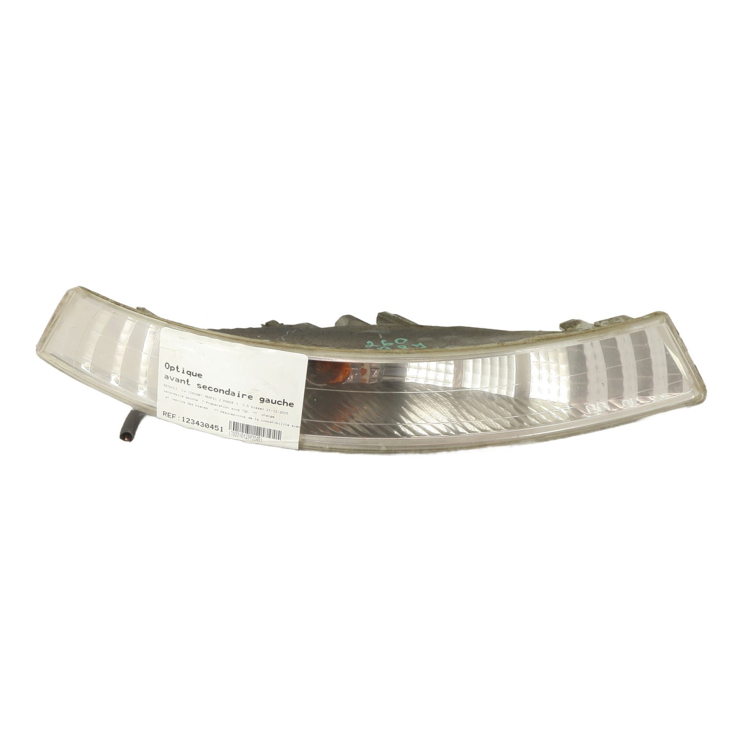 Optique avant secondaire gauche (feux)(clignotant) - RENAULT TRAFIC 2 PHASE 1