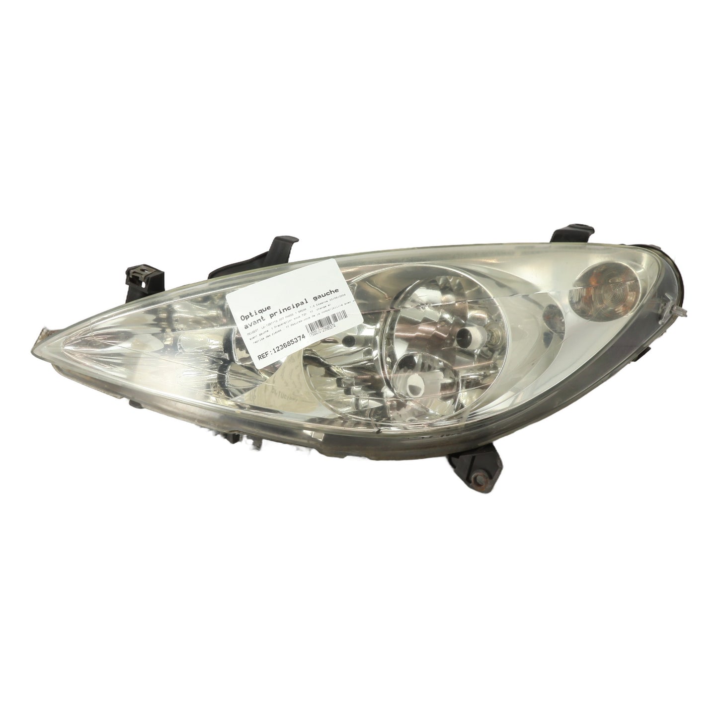 Optique avant principal gauche (feux)(phare) - PEUGEOT 307 PHASE 1 BREAK