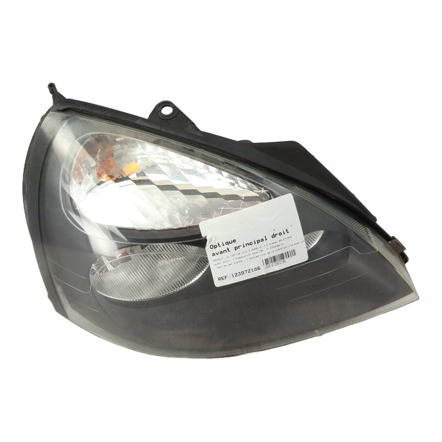 Optique avant principal droit (feux)(phare) - RENAULT CLIO 2 PHASE 2