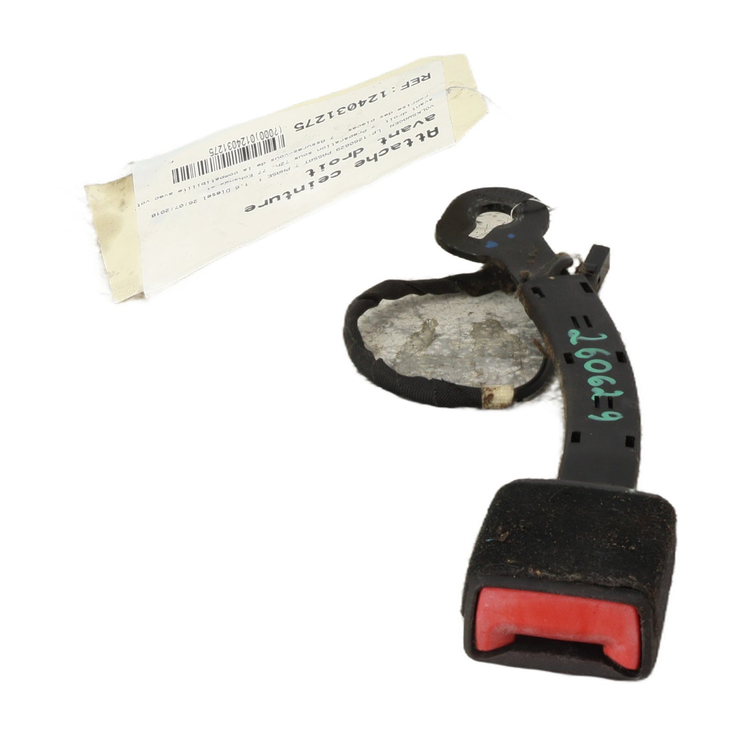 Attache ceinture avant droit