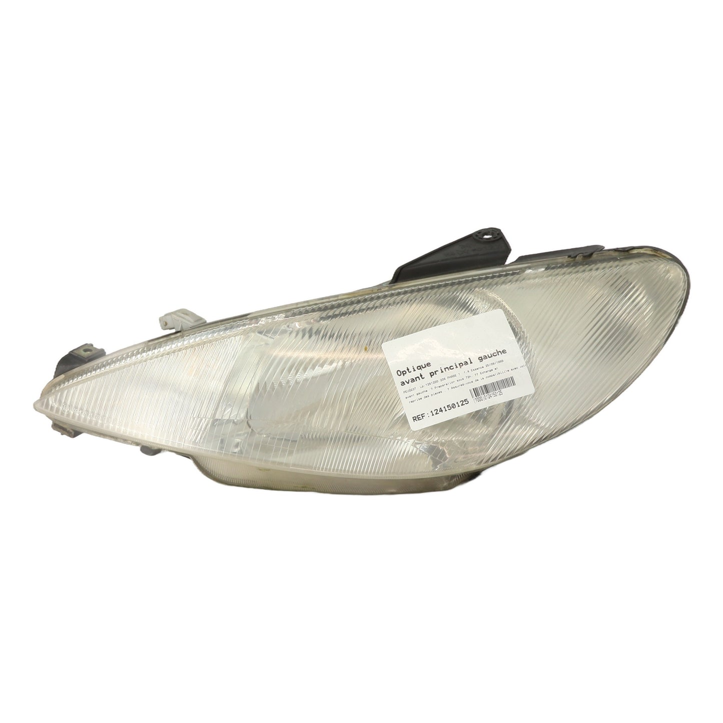 Optique avant principal gauche (feux)(phare) - PEUGEOT 206 PHASE 1
