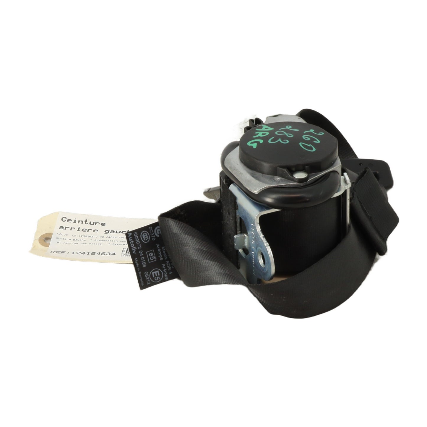 Ceinture arriere gauche