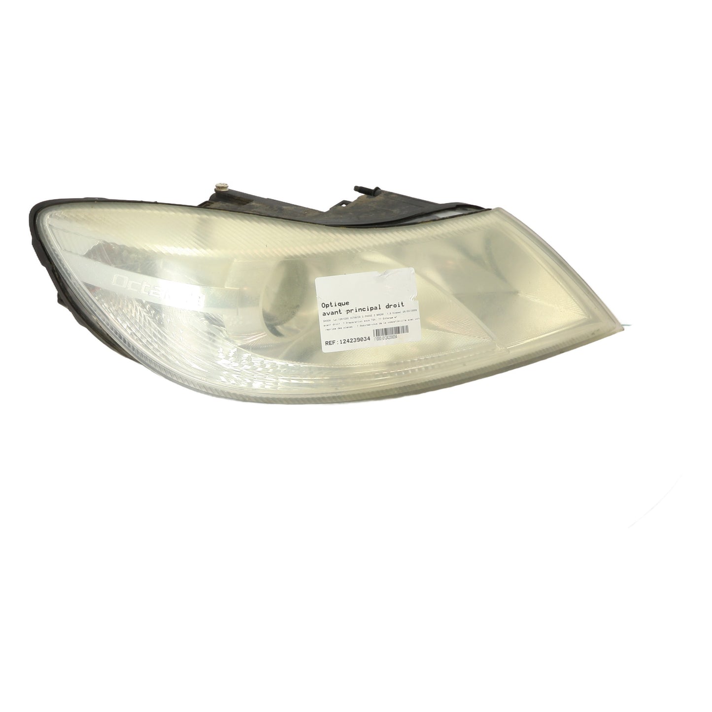 Optique avant principal droit (feux)(phare) - SKODA OCTAVIA 2 PHASE 2 BREAK