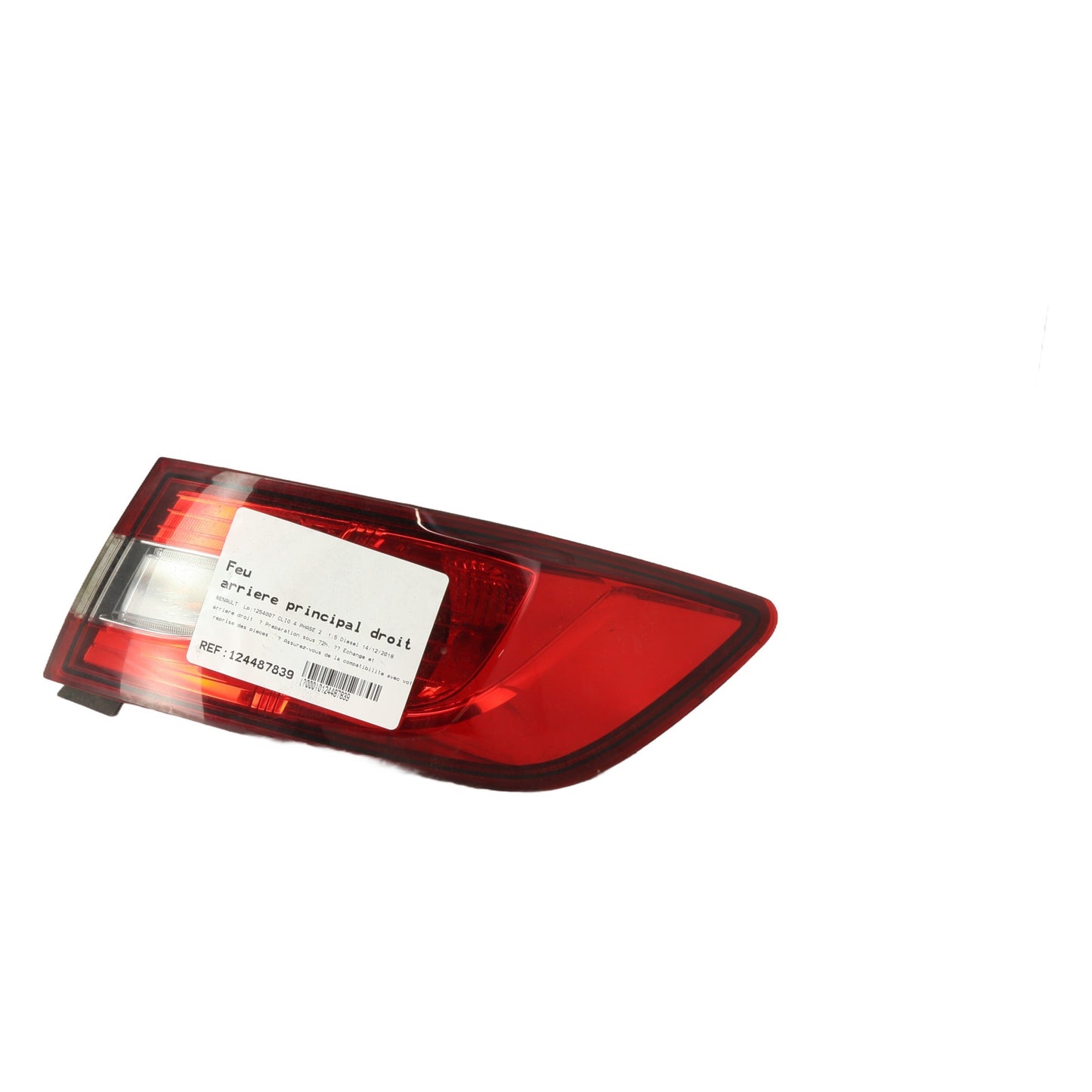 Feu arriere principal droit (feux) - RENAULT CLIO 4 PHASE 2
