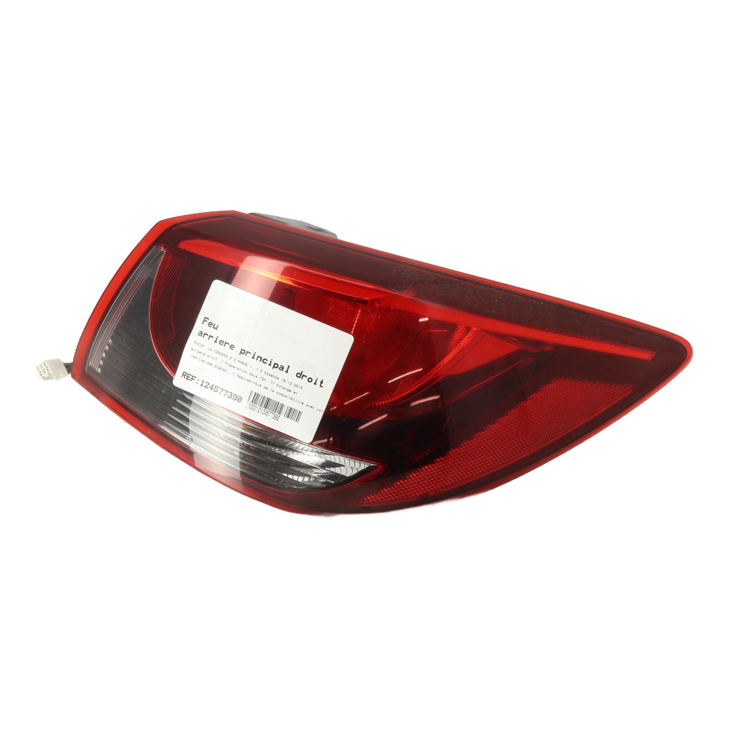 Feu arriere principal droit (feux) - MAZDA 2 3 PHASE 1