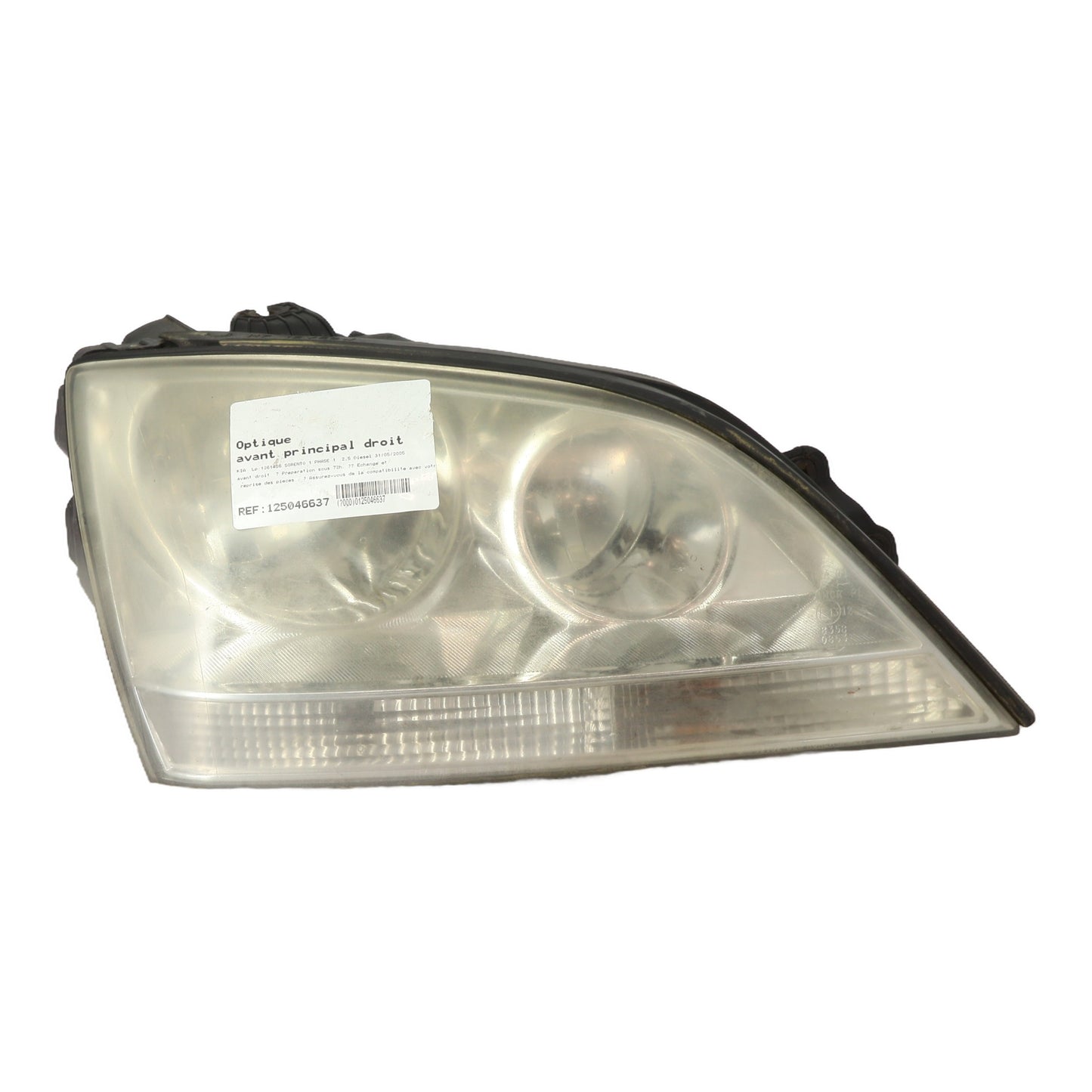 Optique avant principal droit (feux)(phare) - KIA SORENTO 1 PHASE 1