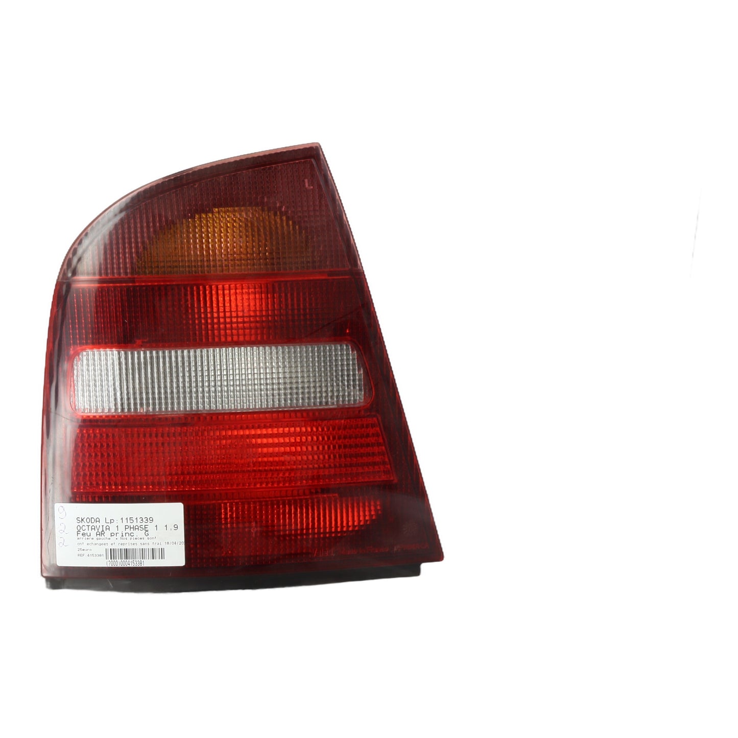 Feu arriere principal gauche (feux) - SKODA OCTAVIA 1 PHASE 1