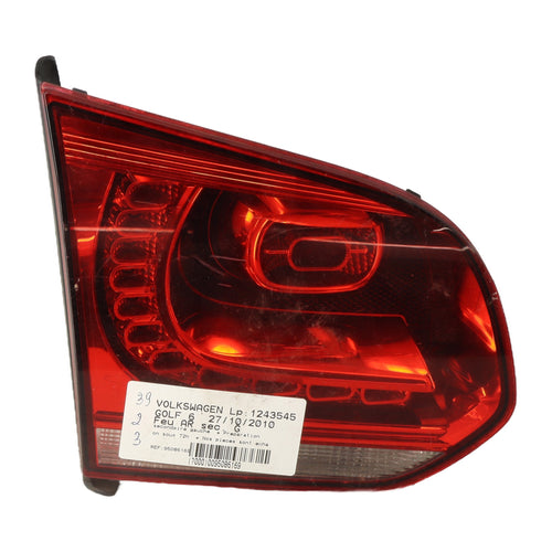 Feu arriere secondaire gauche (feux) - VOLKSWAGEN GOLF 6