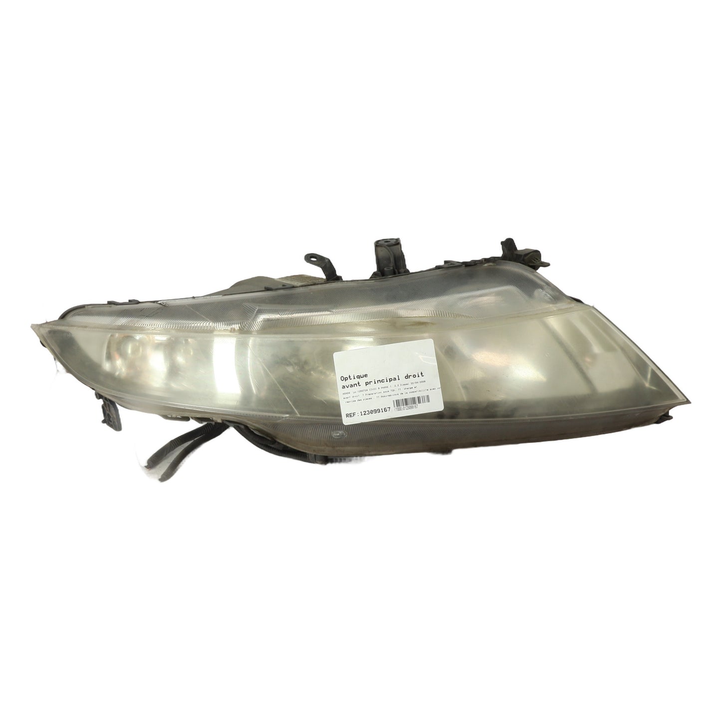 Optique avant principal droit (feux)(phare) - HONDA CIVIC 8 PHASE 1