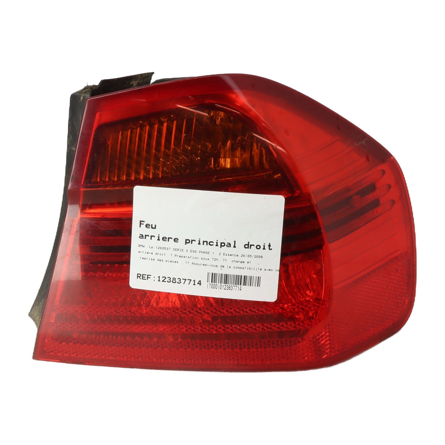 Feu arriere principal droit (feux) - BMW SERIE 3 E90 PHASE 1