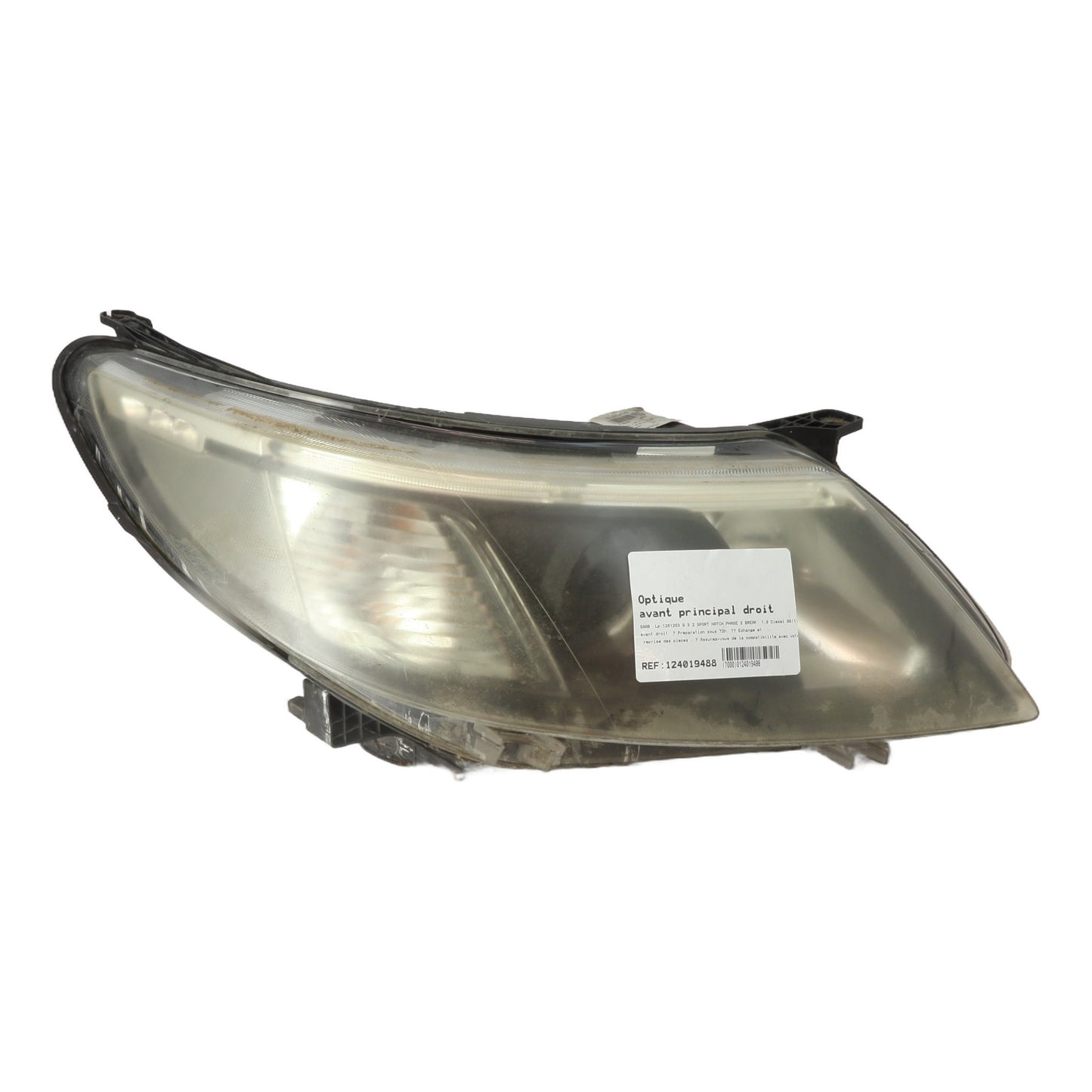 Optique avant principal droit (feux)(phare) - SAAB 9.3 2 SPORT HATCH PHASE 2 BREAK
