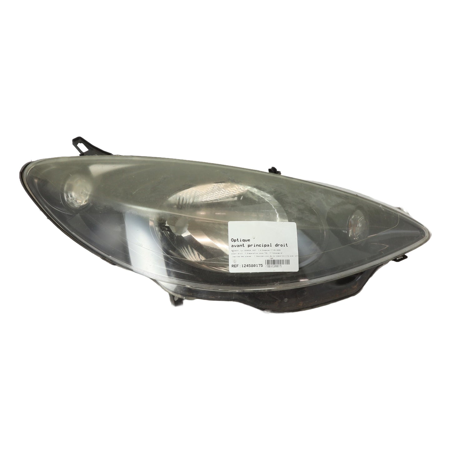 Optique avant principal droit (feux)(phare) - PEUGEOT 1007