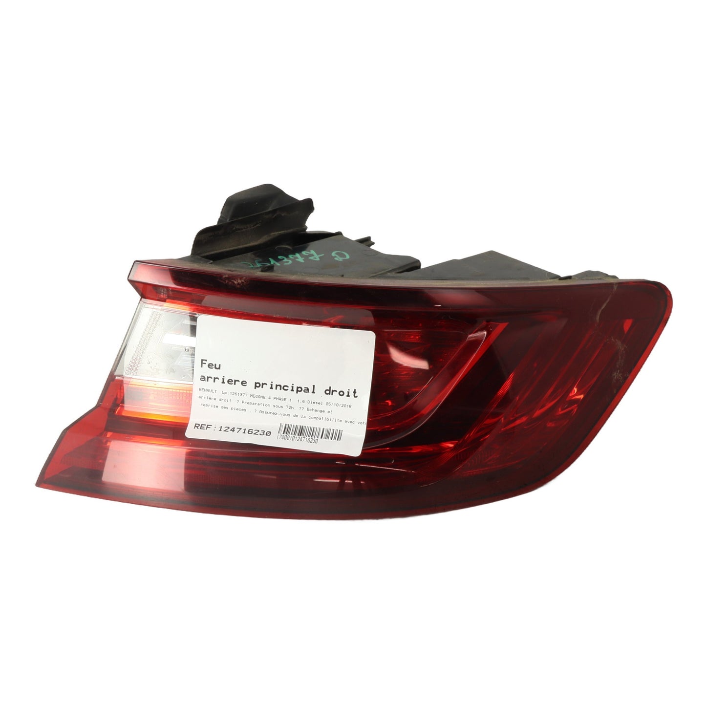 Feu arriere principal droit (feux) - RENAULT MEGANE 4 PHASE 1