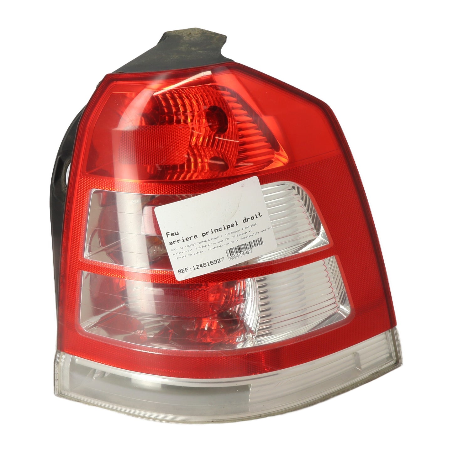 Feu arriere principal droit (feux) - OPEL ZAFIRA B PHASE 2