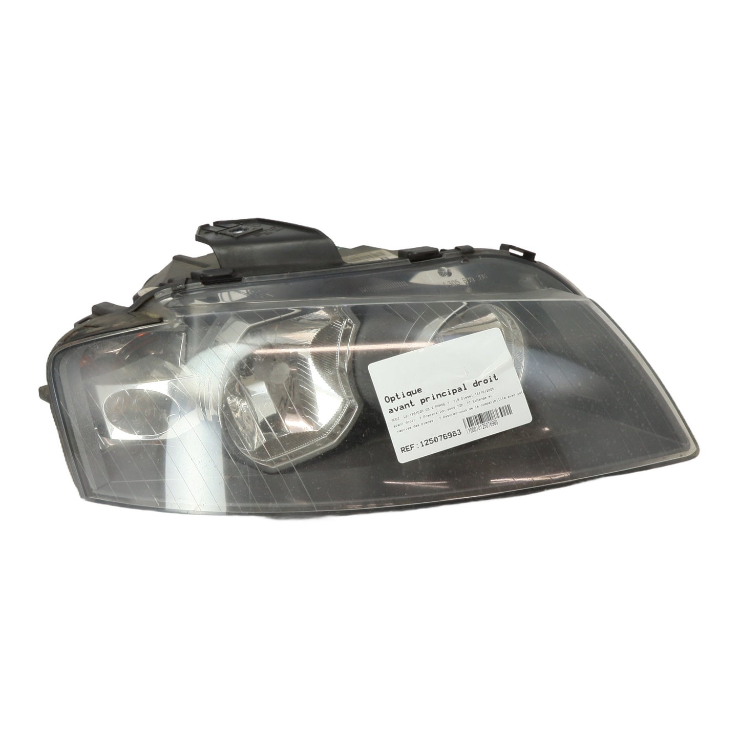Optique avant principal droit (feux)(phare) - AUDI A3 2 PHASE 1