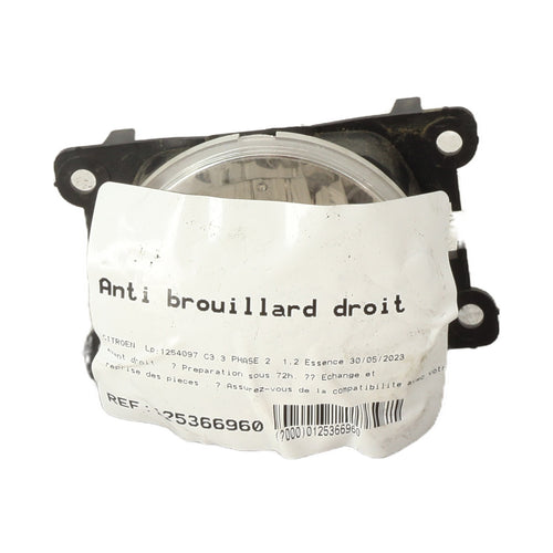 Anti brouillard droit (feux)