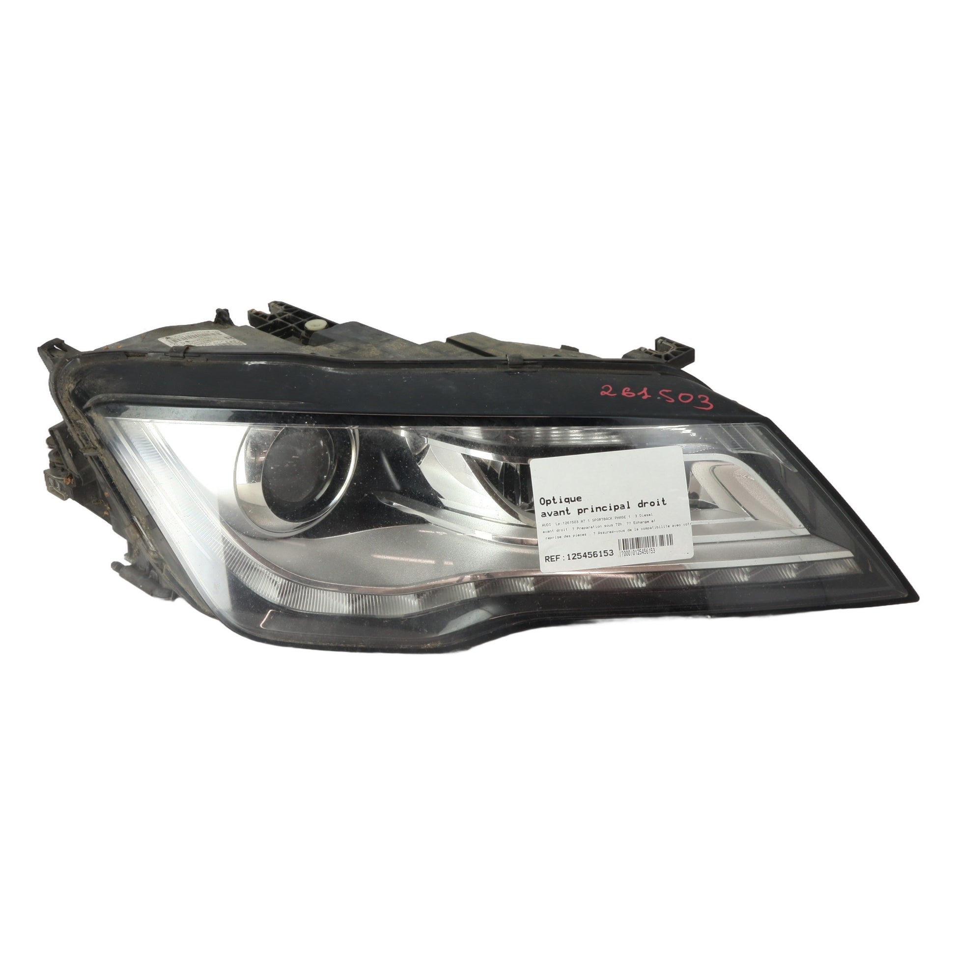 Optique avant principal droit (feux)(phare)
