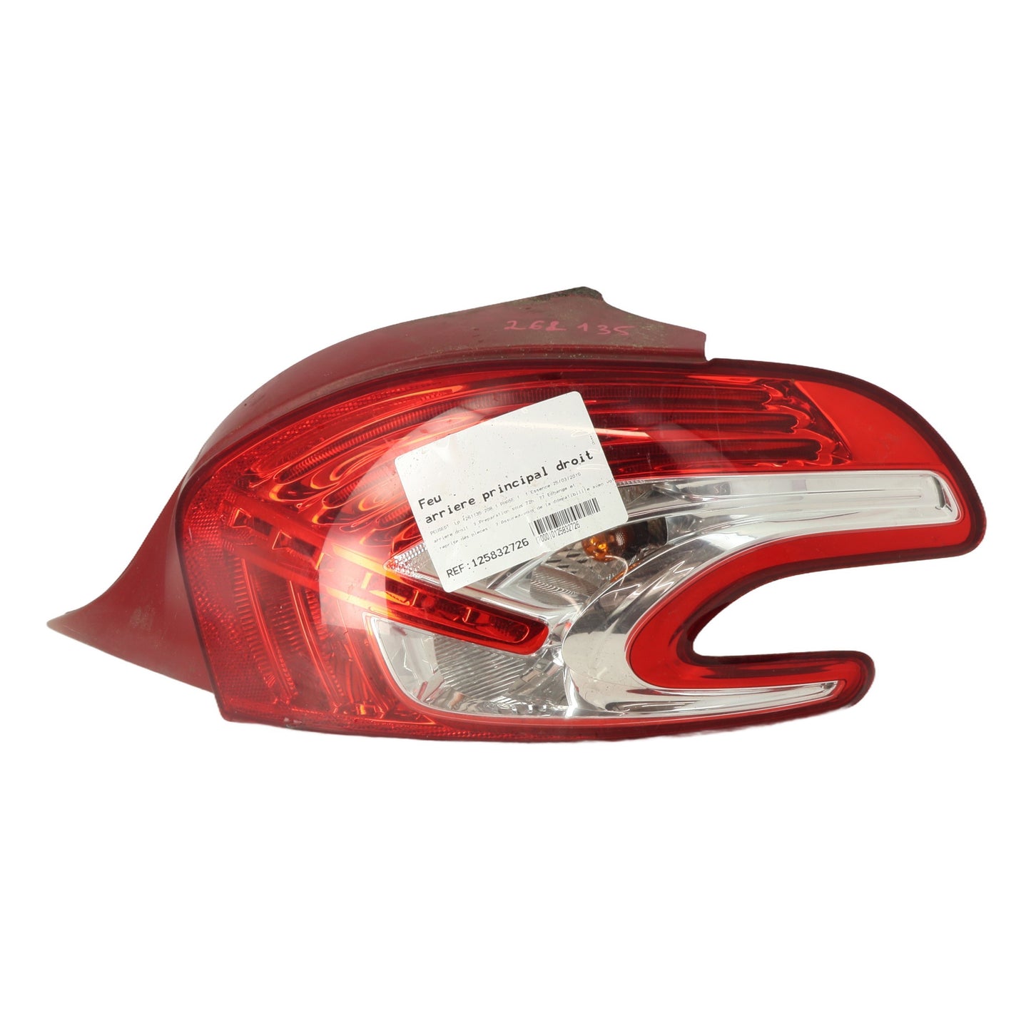 Feu arriere principal droit (feux) - PEUGEOT 208 1 PHASE 1