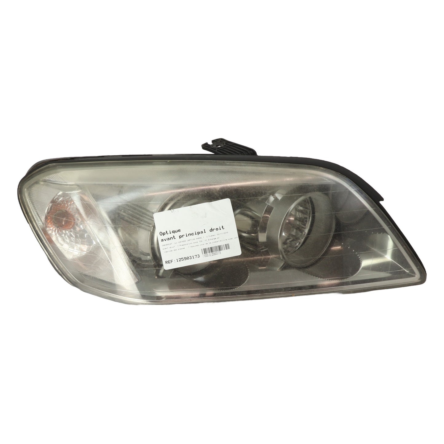 Optique avant principal droit (feux)(phare) - CHEVROLET CAPTIVA PHASE 1