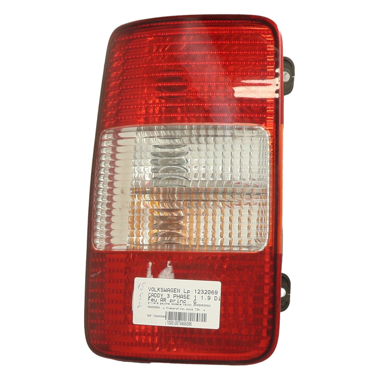 Feu arriere principal gauche (feux) - VOLKSWAGEN CADDY 3 PHASE 1