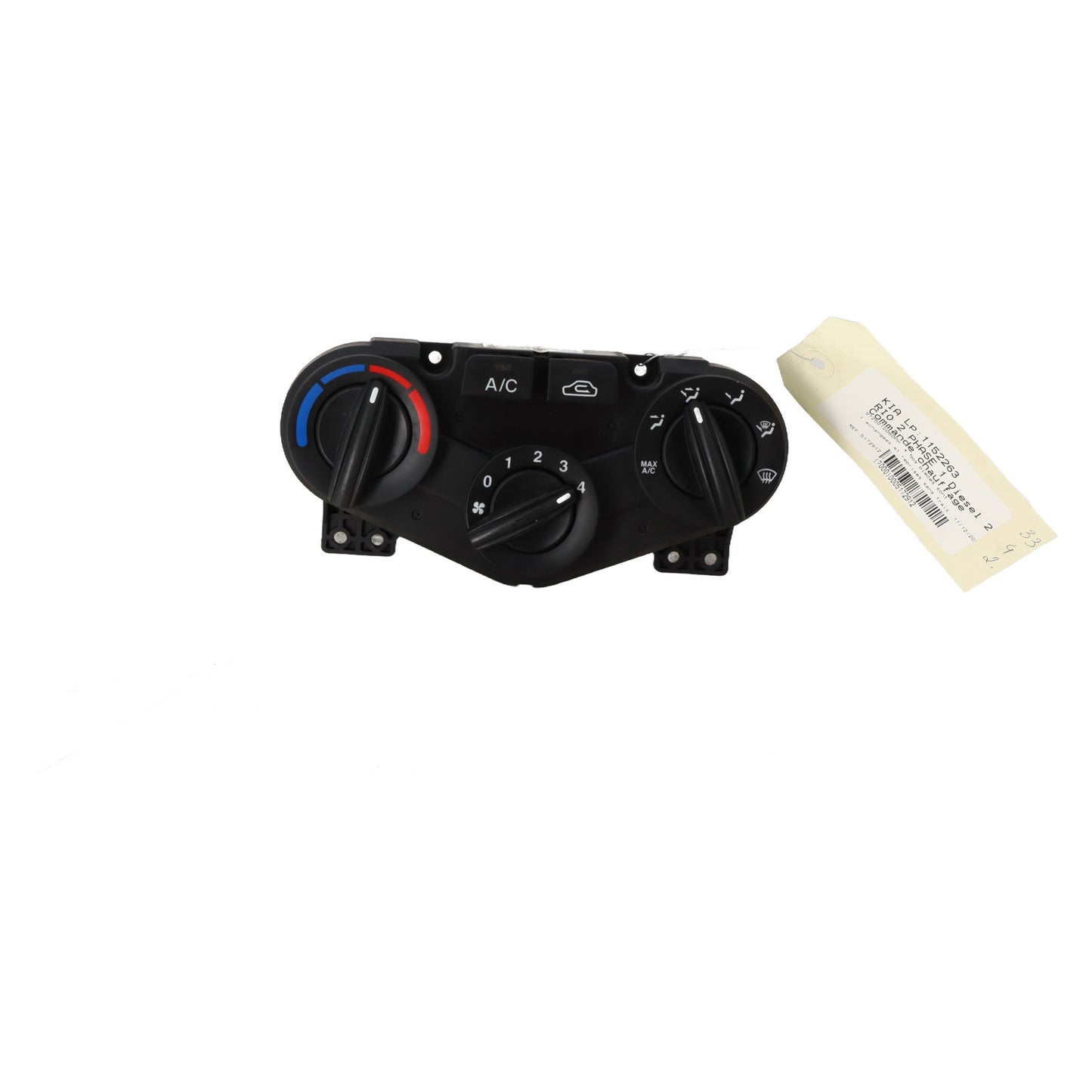 Commande chauffage