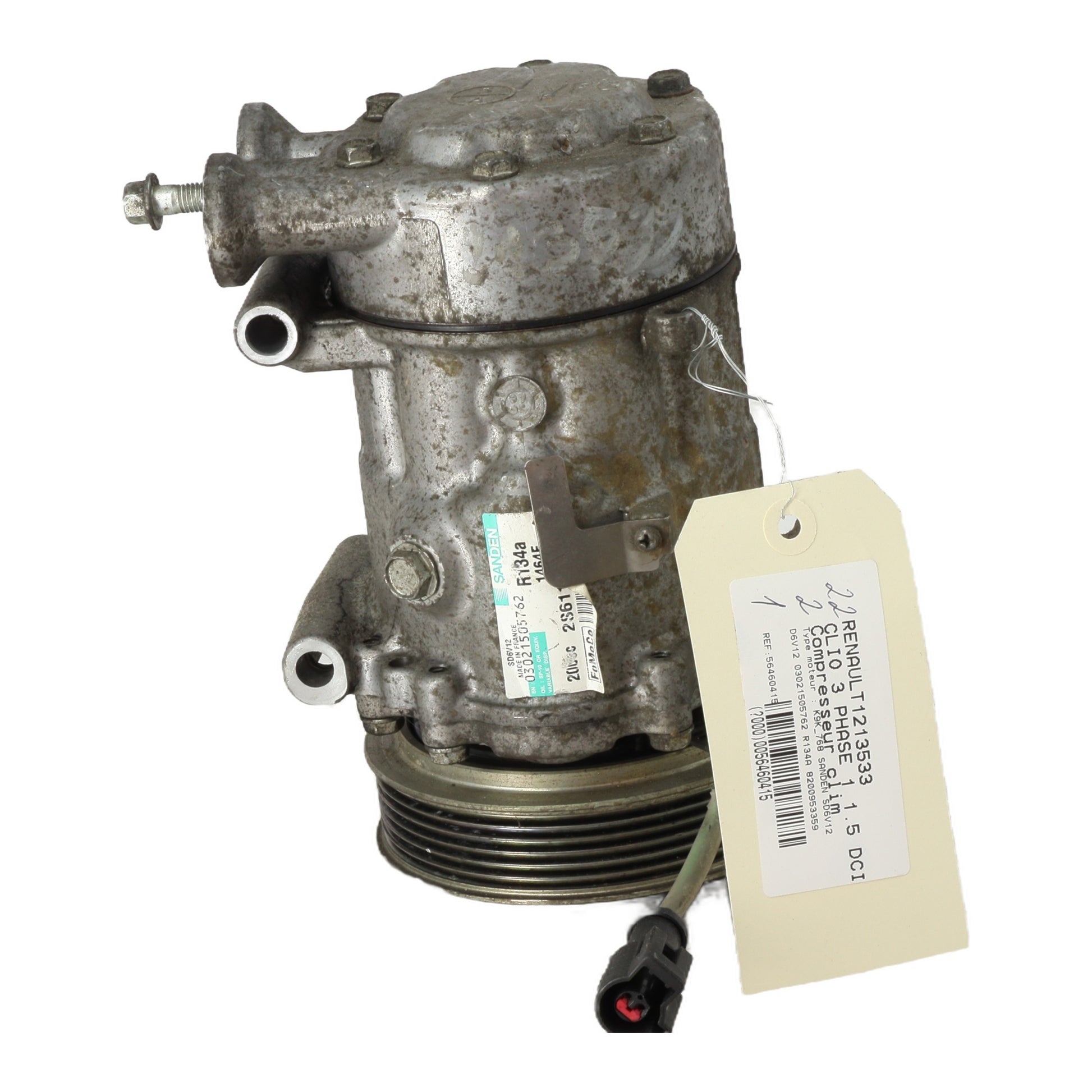 Compresseur clim - RENAULT CLIO 3 PHASE 1 (2008)
