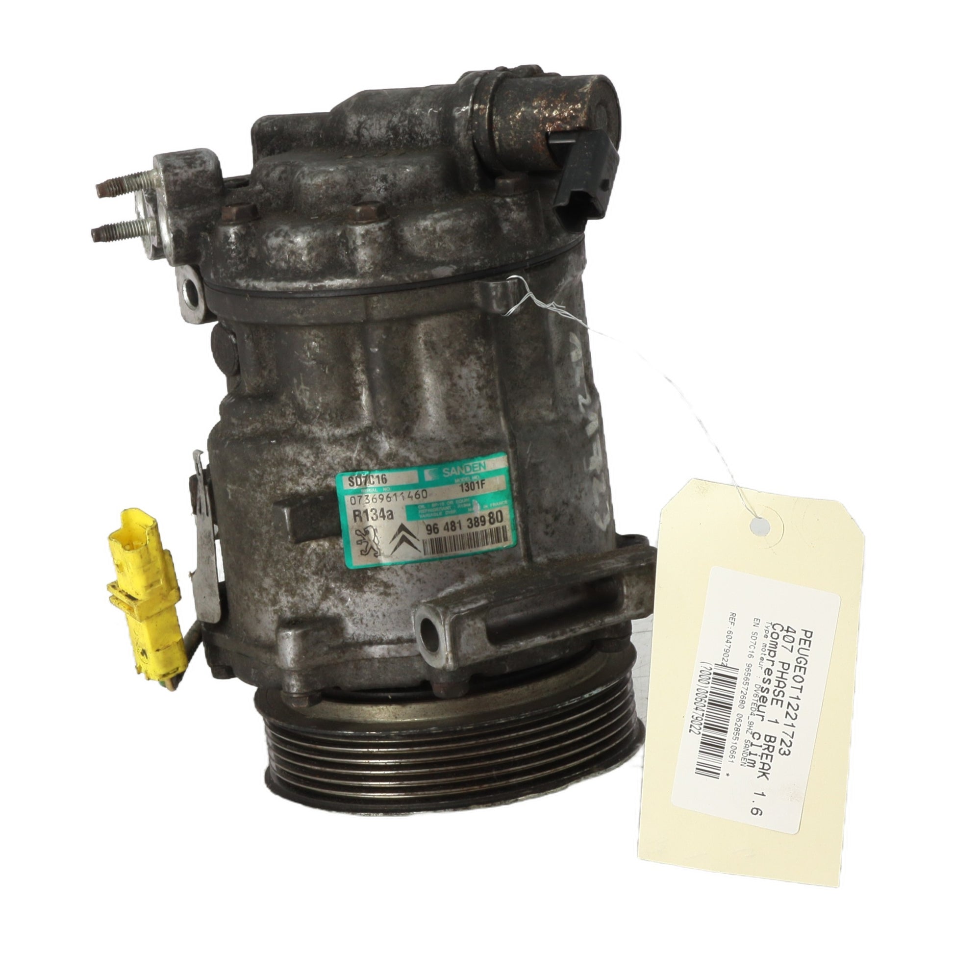 Compresseur clim - PEUGEOT 407 PHASE 1 BREAK (2006)