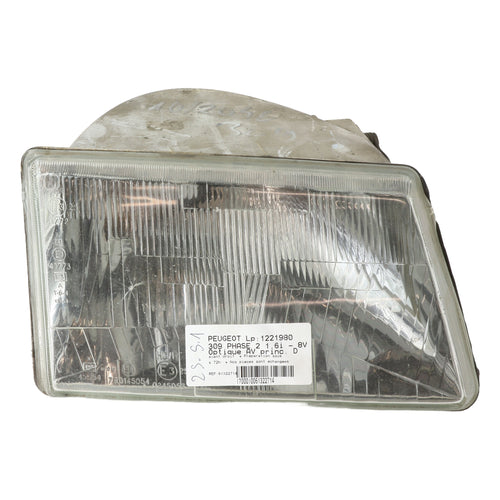 Optique avant principal droit (feux)(phare) - PEUGEOT 309 PHASE 2