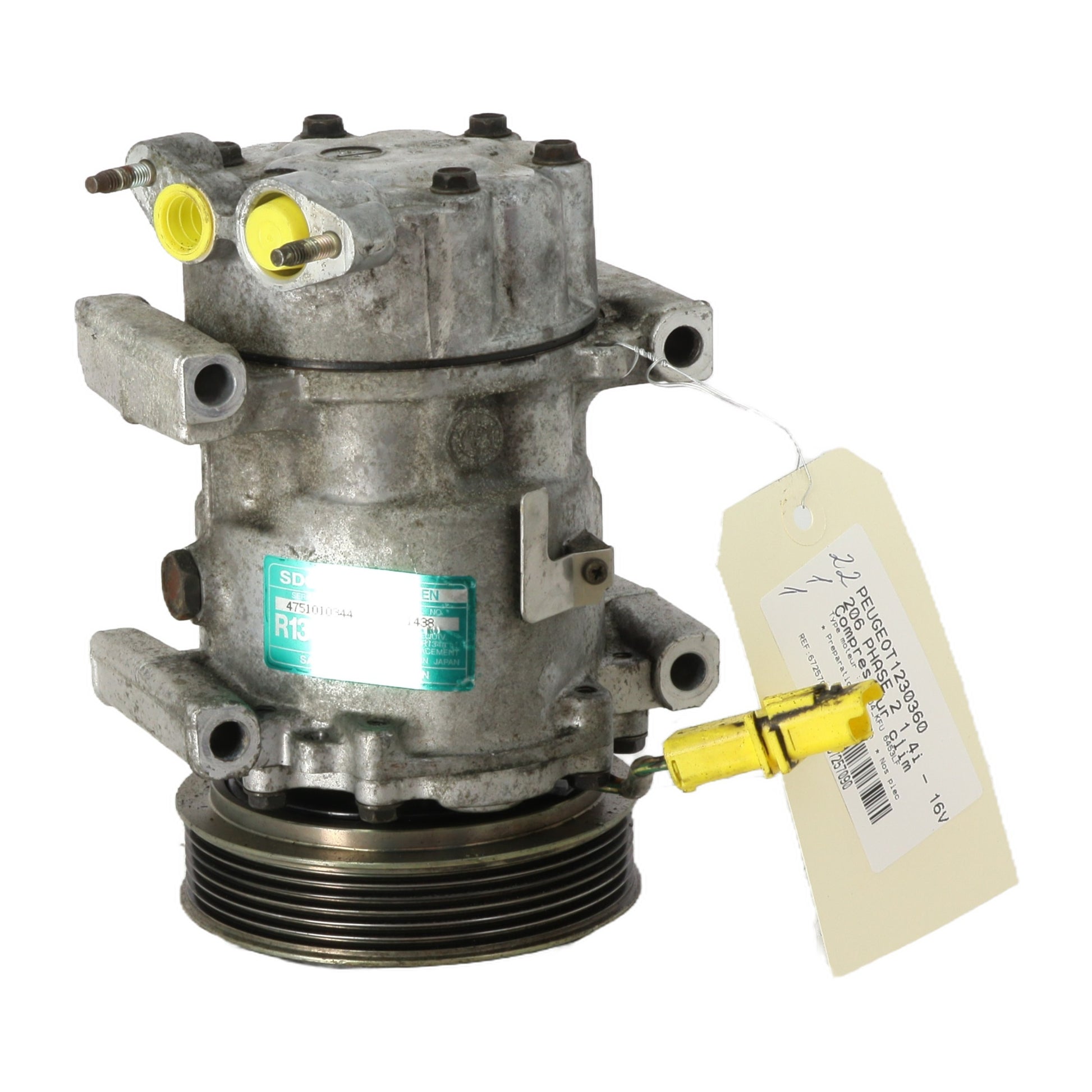 Compresseur clim - PEUGEOT 206 PHASE 2 (2004)