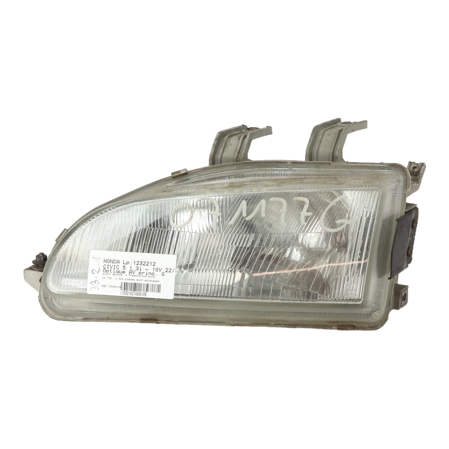 Optique avant principal gauche (feux)(phare) - HONDA CIVIC 5
